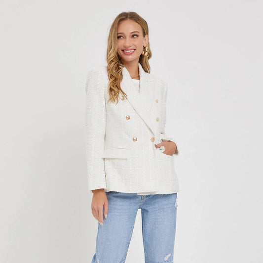 Ivory Tweed Jacket